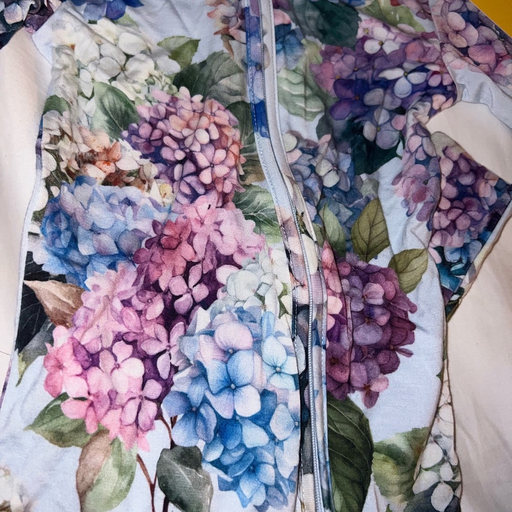 🆕 Posh Peanut Toddler Convertible Pajamas Kara Floral - Picture 3 of 7